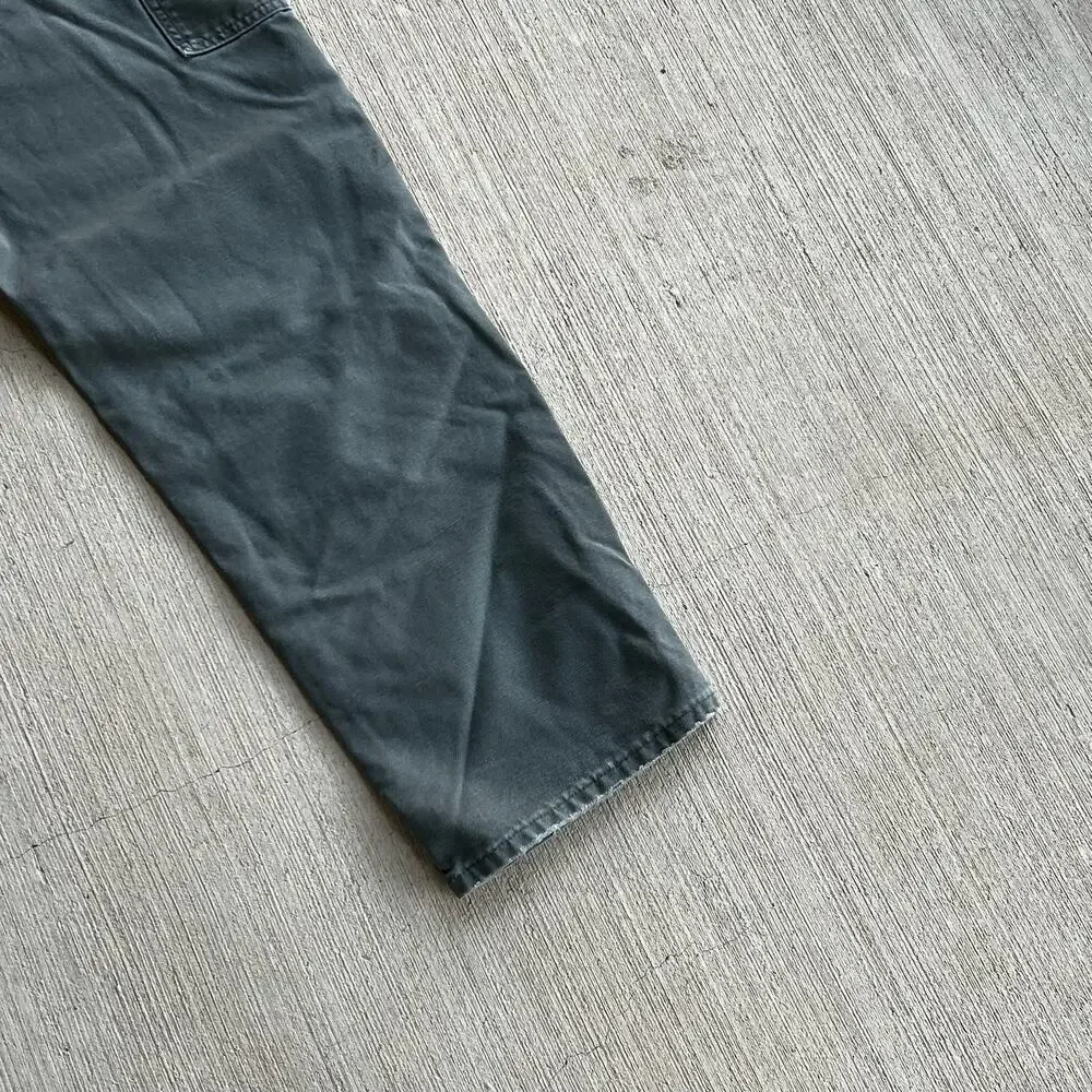 Carhartt green double knee work wear carpenter pants